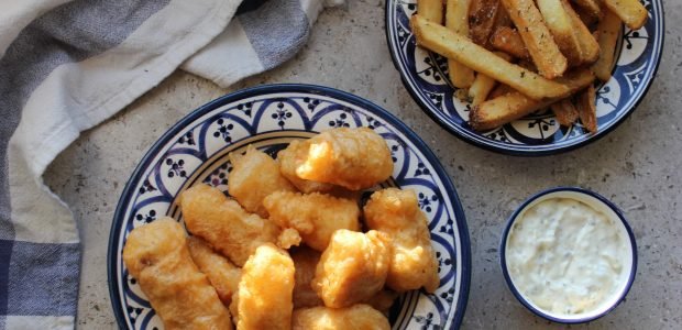 Fish’n’chips med tartarsauce