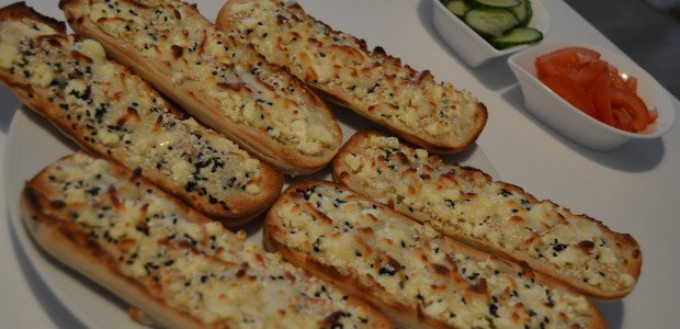 Hurtige, nemme ‘manaish’ med ost